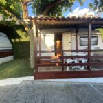 Caravana instalada en el paraíso del camping en Cantabria